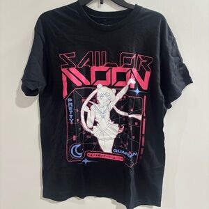 Sailor Moon black t-shirt Size L #sailormoon #kawaii